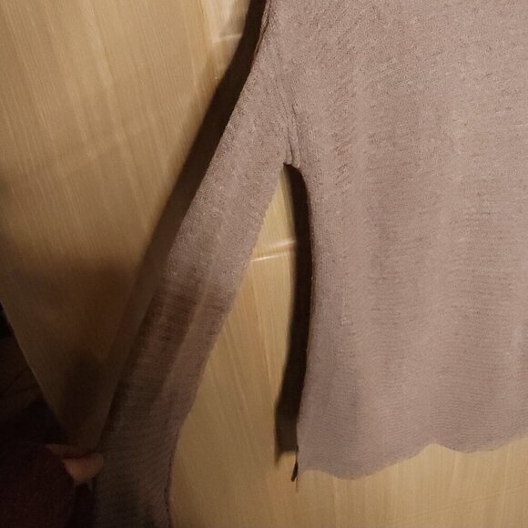 Old Navy Lavender Grey Turtleneck Tunic Sweater Medium - Picture 2 of 5